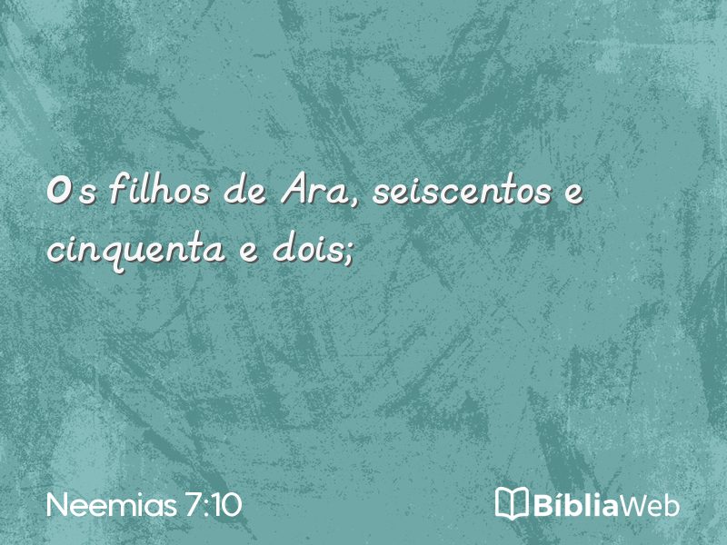 Neemias 7:10 em imagem para compartilhar