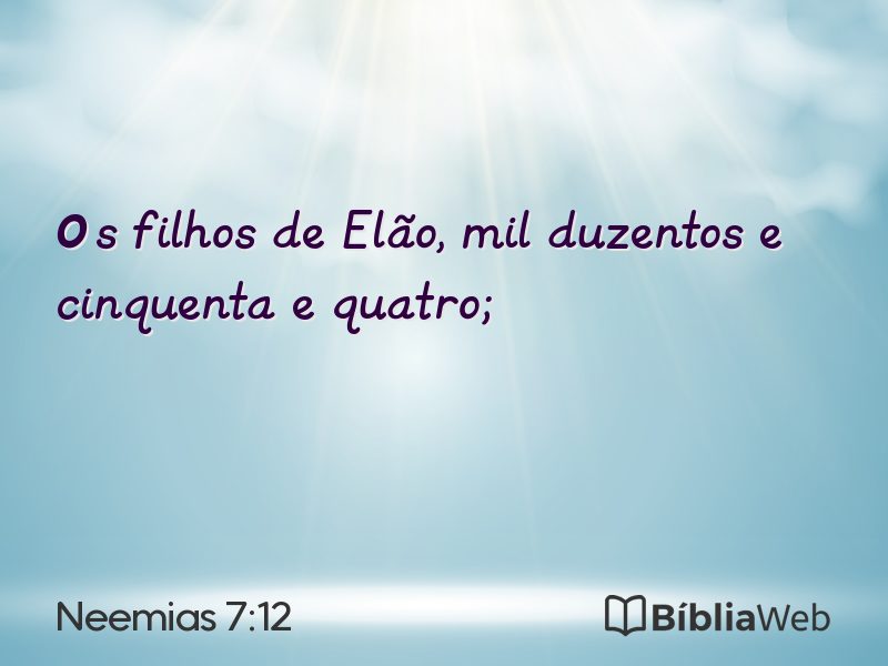 Neemias 7:12 em imagem para compartilhar