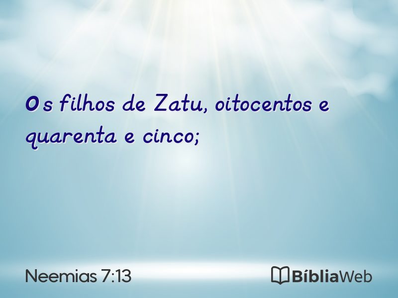 Neemias 7:13 em imagem para compartilhar