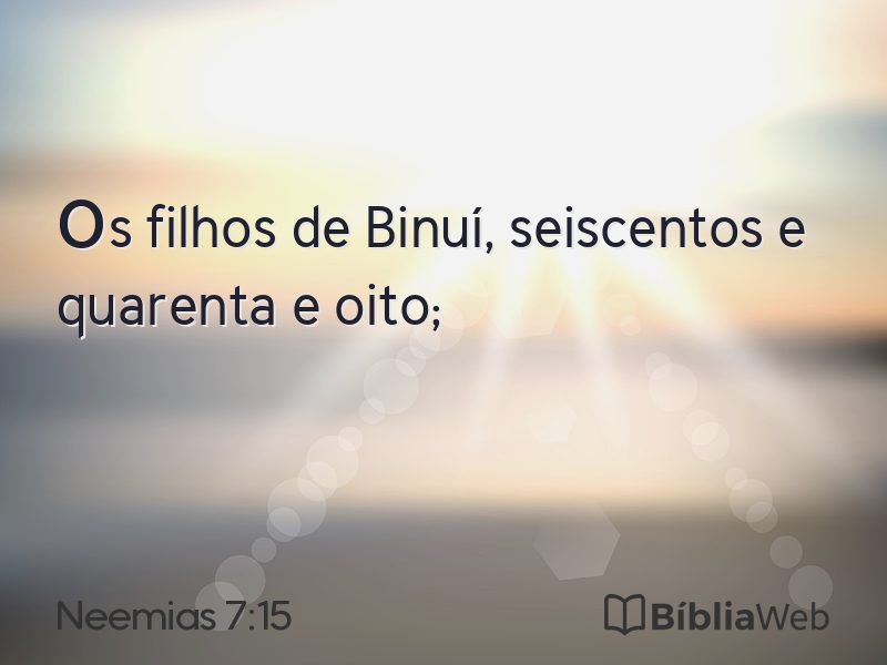 Neemias 7:15 em imagem para compartilhar