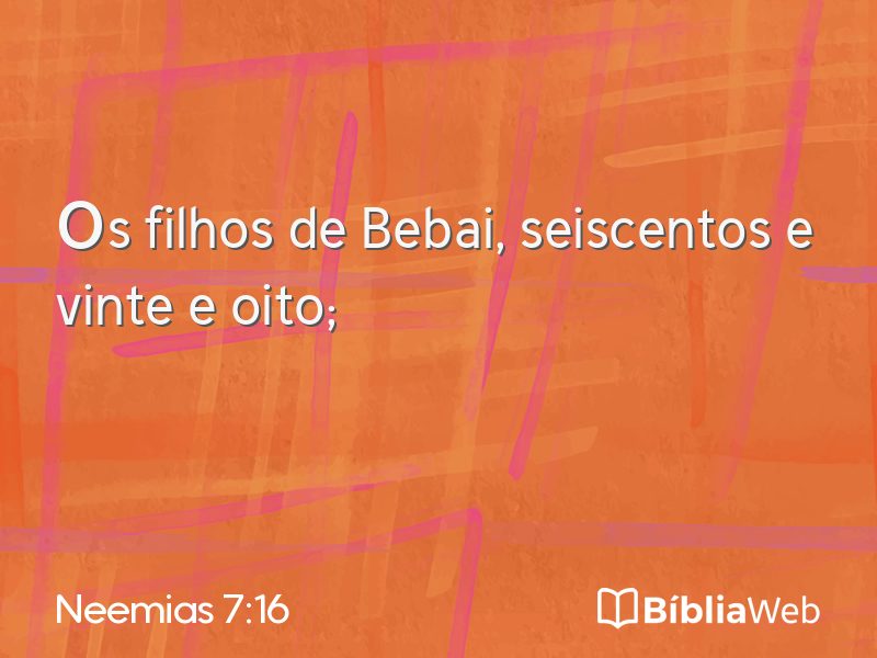 Neemias 7:16 em imagem para compartilhar