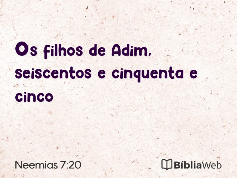 Neemias 7:20 em imagem para compartilhar