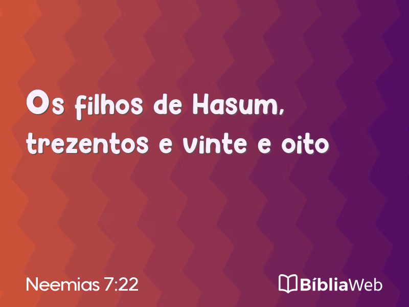 Neemias 7:22 em imagem para compartilhar