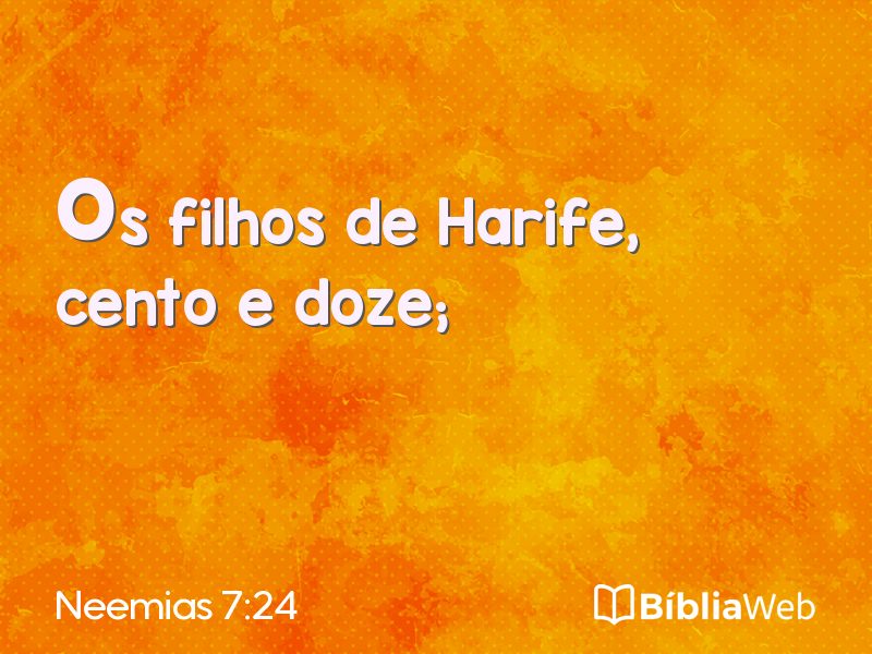 Neemias 7:24 em imagem para compartilhar