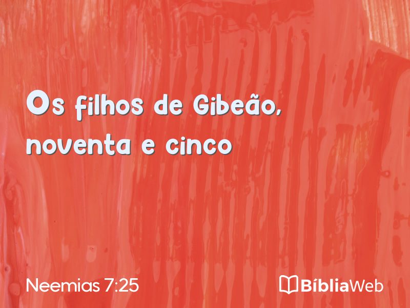 Neemias 7:25 em imagem para compartilhar