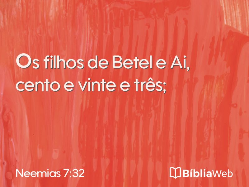 Neemias 7:32 em imagem para compartilhar