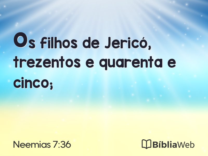 Neemias 7:36 em imagem para compartilhar