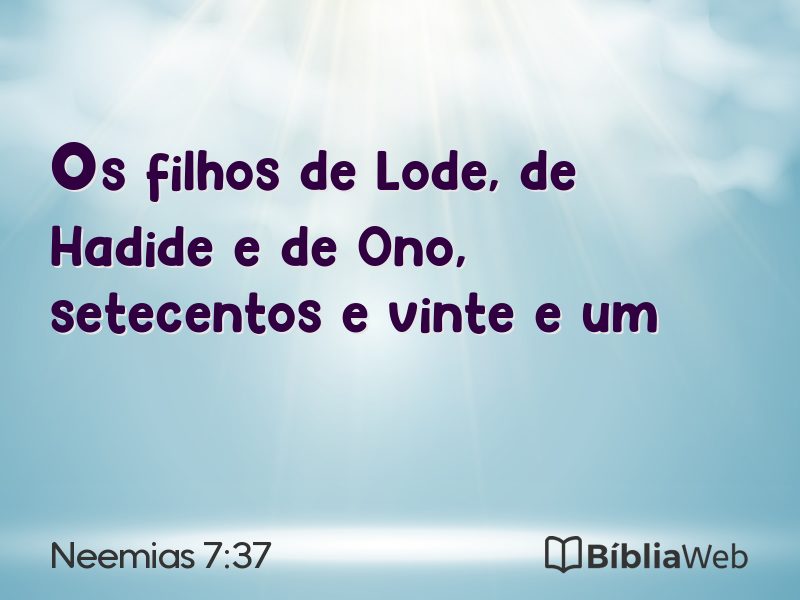 Neemias 7:37 em imagem para compartilhar