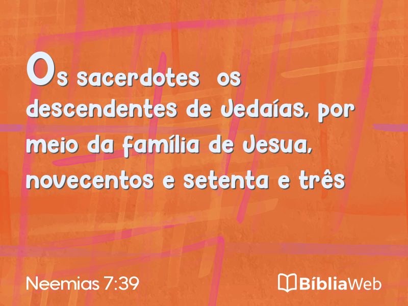 Neemias 7:39 em imagem para compartilhar