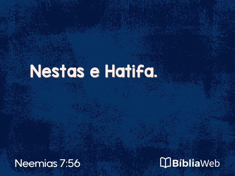 Neemias 7:56 em imagem para compartilhar