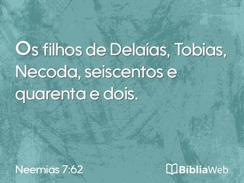 Neemias 7:62 em imagem para compartilhar