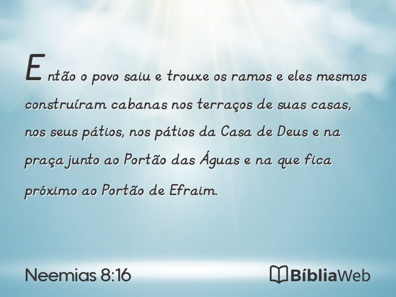 Neemias 8:16 em imagem para compartilhar