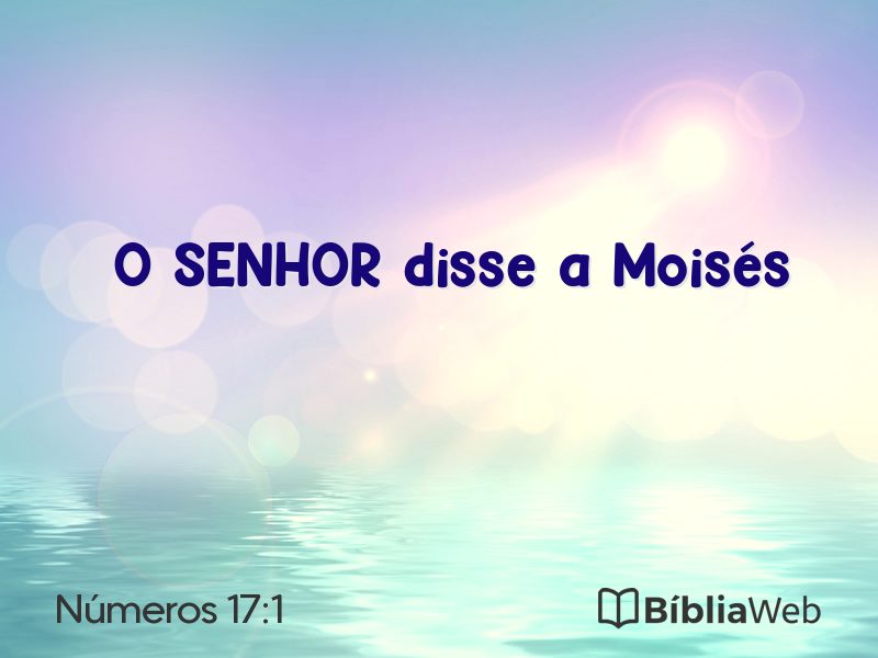Números 17:1 em imagem para compartilhar