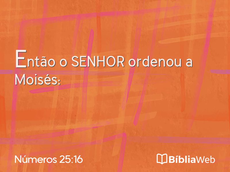 Números 25:16 em imagem para compartilhar