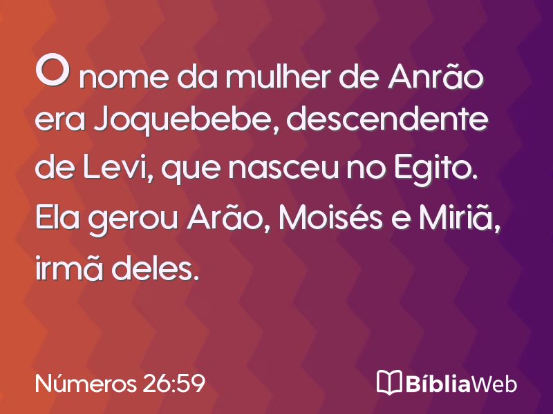 Números 26:59 em imagem para compartilhar