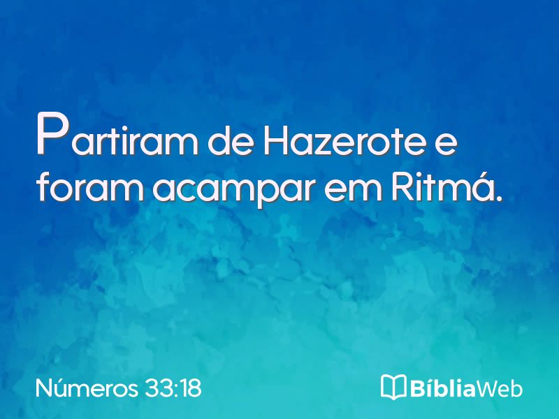 Números 33:18 em imagem para compartilhar
