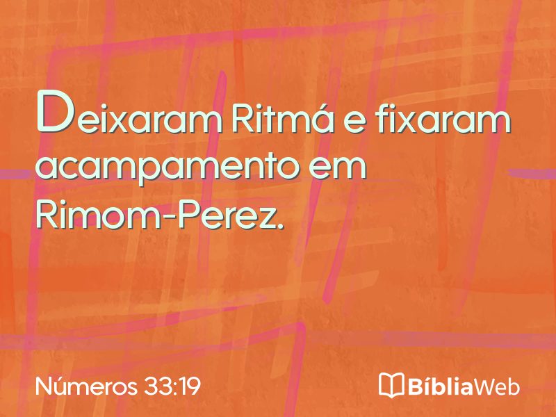 Números 33:19 em imagem para compartilhar