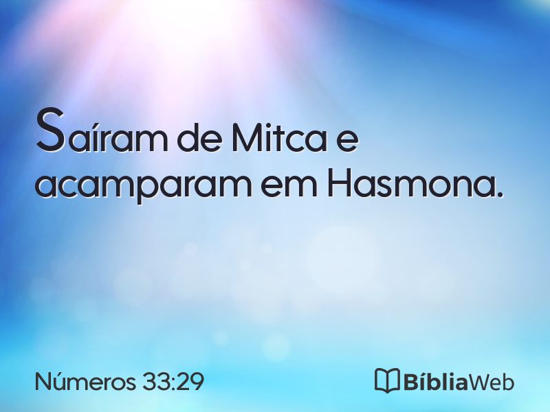 Números 33:29 em imagem para compartilhar