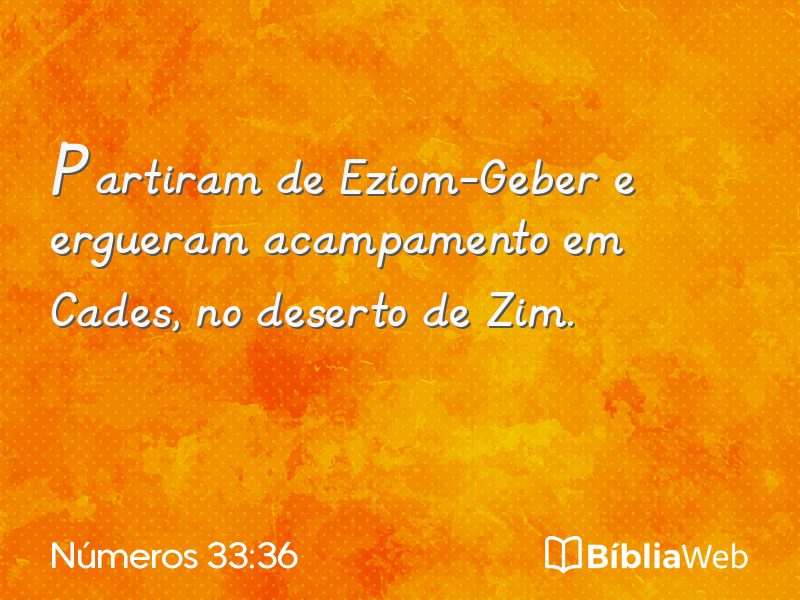 Números 33:36 em imagem para compartilhar