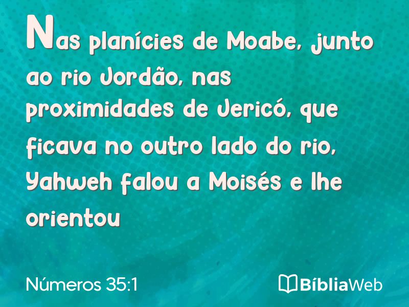 Números 35:1 em imagem para compartilhar