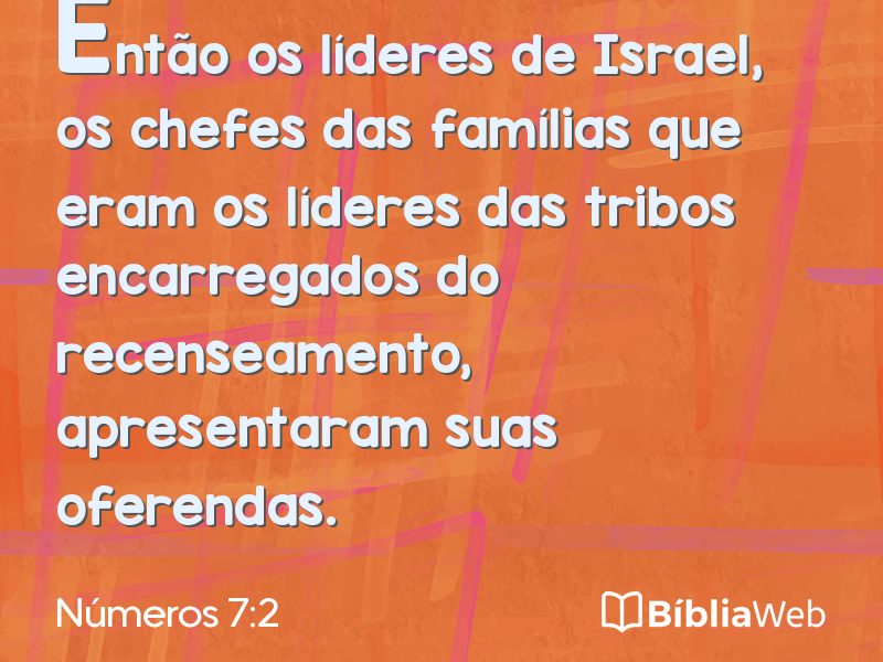 Números 7:2 em imagem para compartilhar