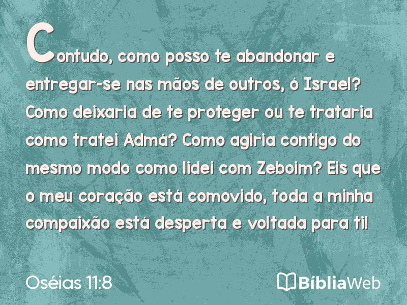 Oséias 11:8 em imagem para compartilhar