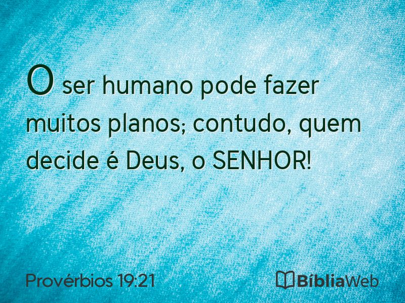 Provérbios 19:21 em imagem para compartilhar