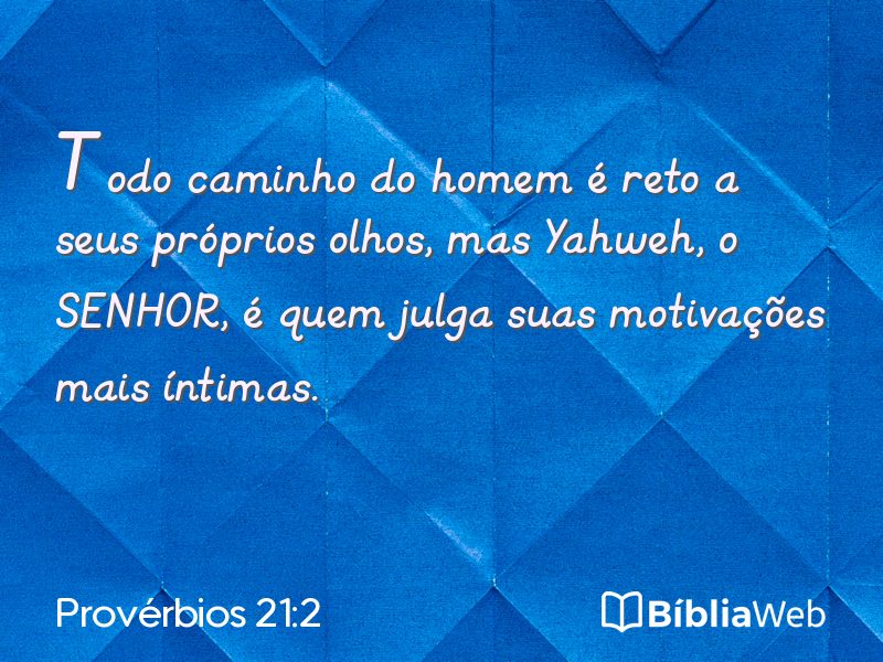 Provérbios 21:2 em imagem para compartilhar