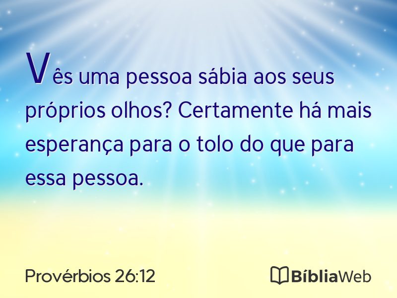 Provérbios 26:12 em imagem para compartilhar