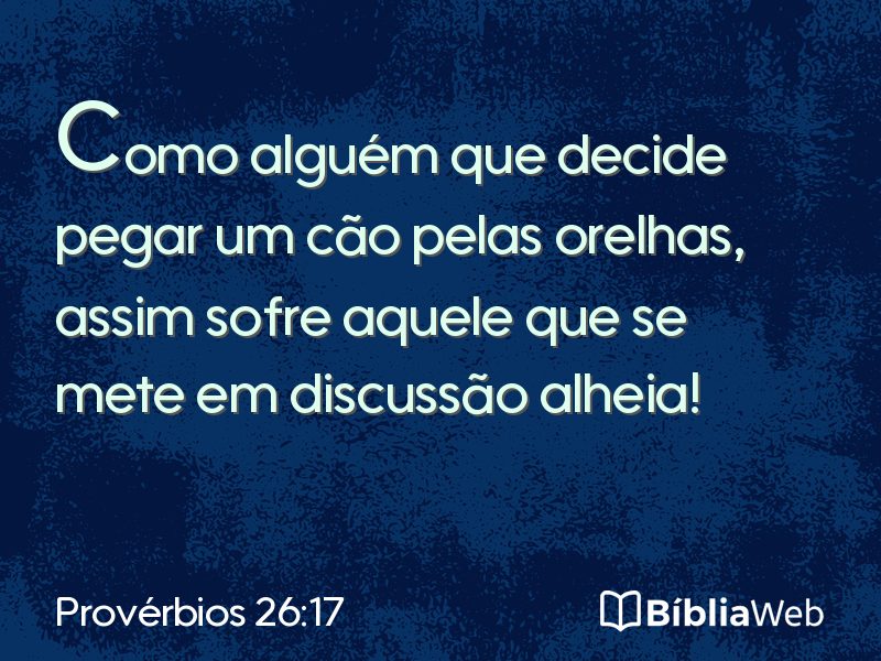 Provérbios 26:17 em imagem para compartilhar