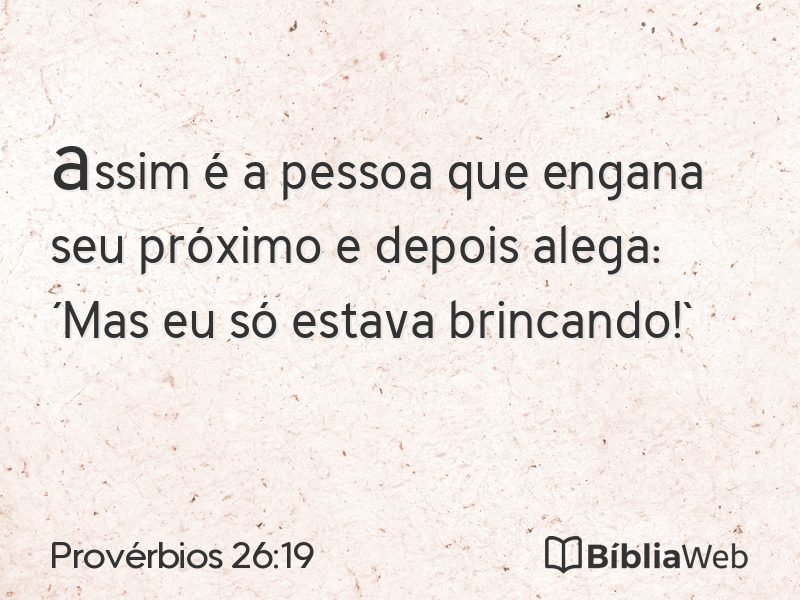 Provérbios 26:19 em imagem para compartilhar