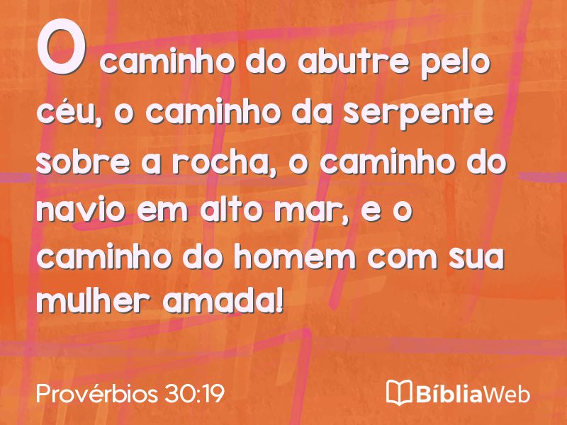 Provérbios 30:19 em imagem para compartilhar