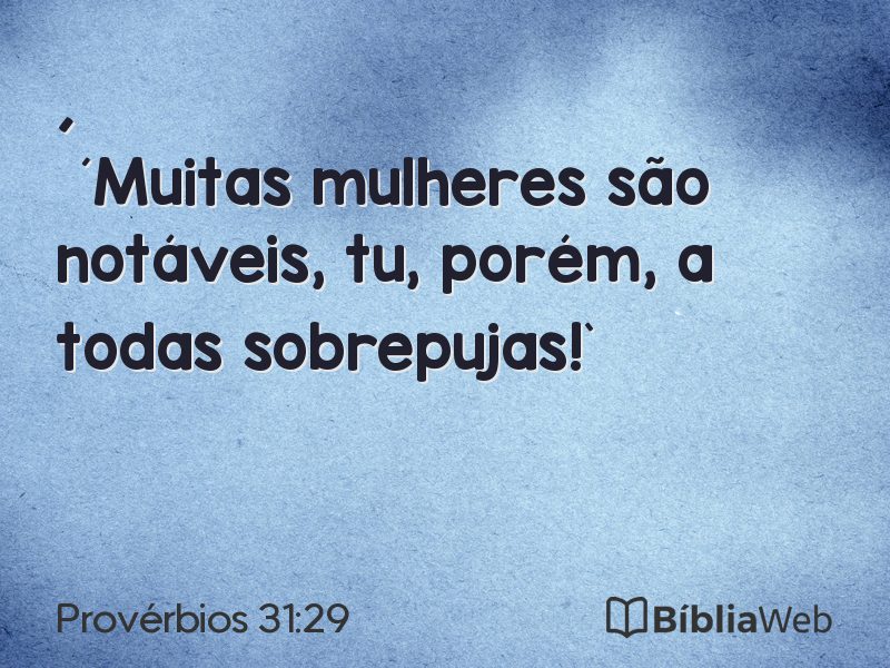 Provérbios 31:29 em imagem para compartilhar