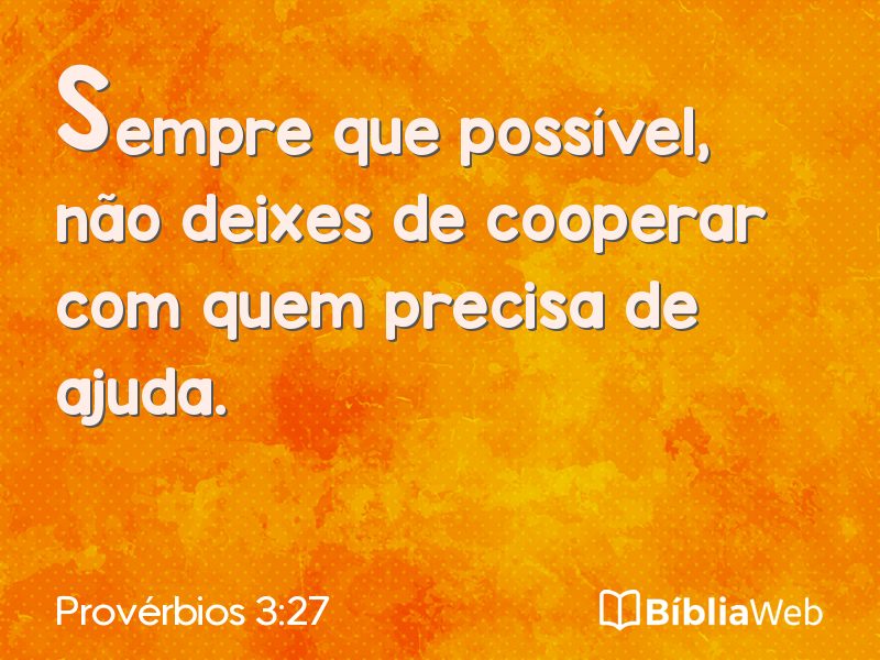 Provérbios 3:27 em imagem para compartilhar