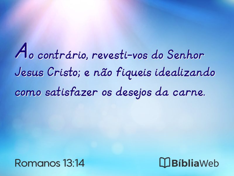 Romanos 13:14 em imagem para compartilhar
