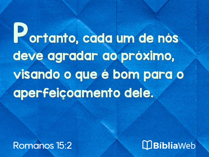 Romanos 15:2 em imagem para compartilhar