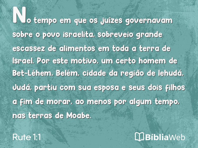 Rute 1:1 em imagem para compartilhar