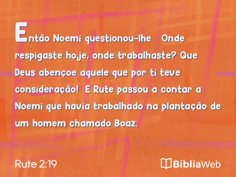 Rute 2:19 em imagem para compartilhar