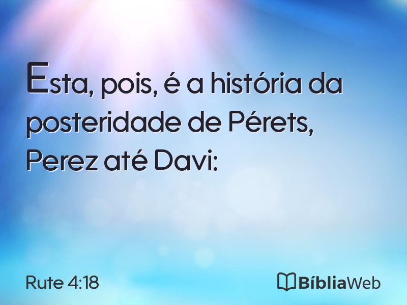Rute 4:18 em imagem para compartilhar