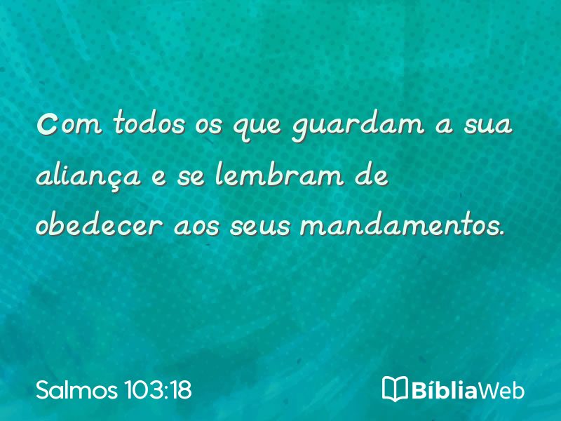 Salmos 103:18 em imagem para compartilhar