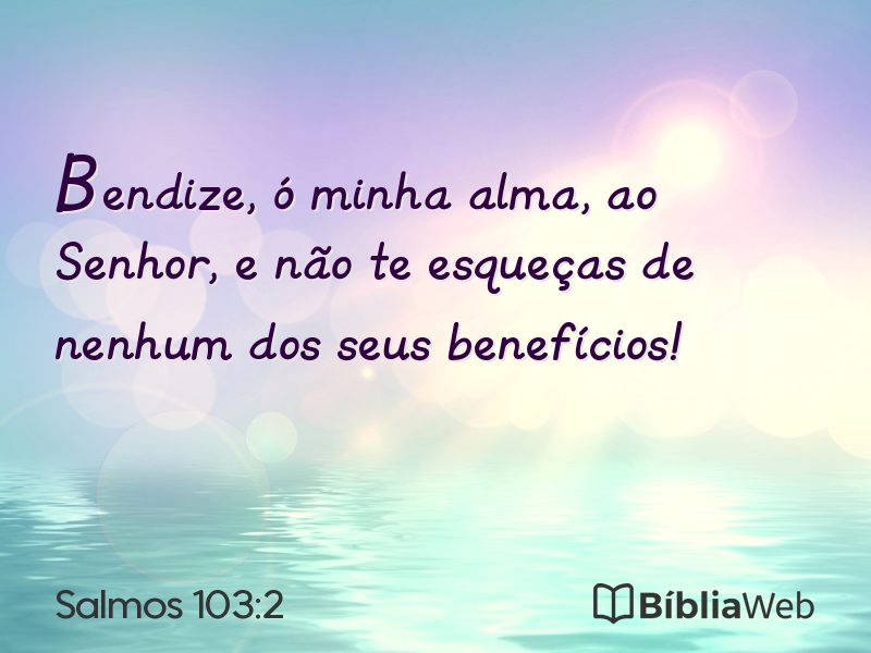 Salmos 103:2 em imagem para compartilhar