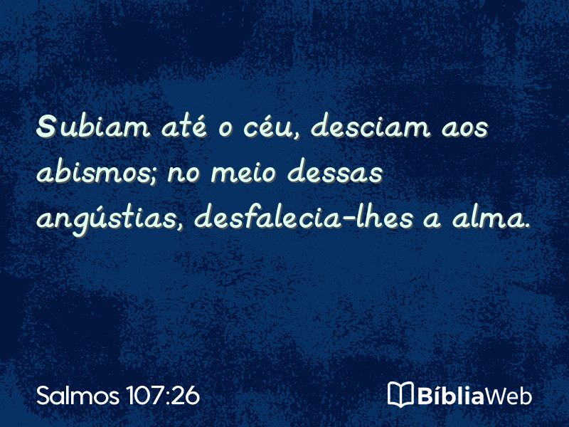 Salmos 107:26 em imagem para compartilhar