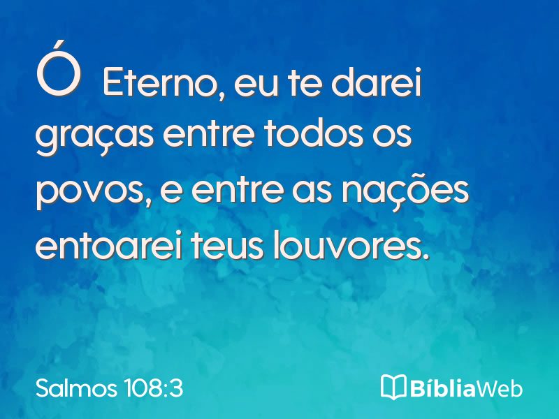 Salmos 108:3 em imagem para compartilhar