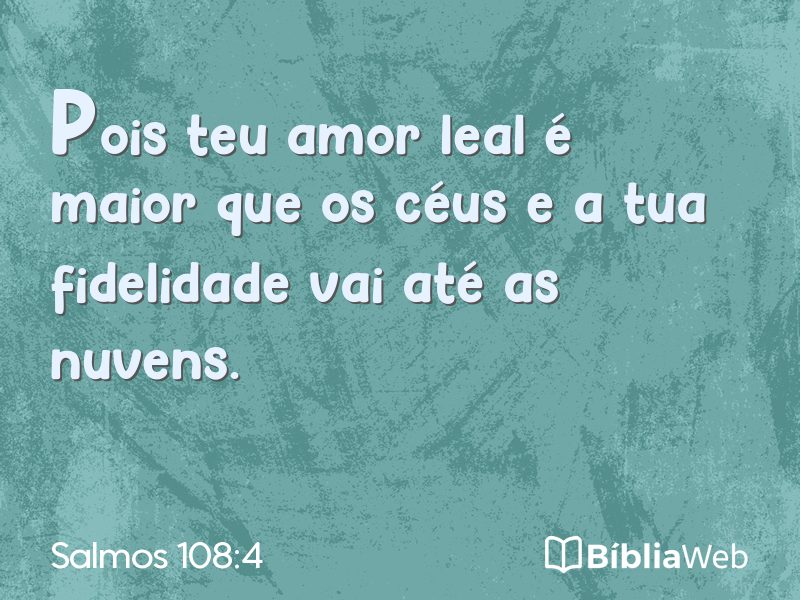 Salmos 108:4 em imagem para compartilhar