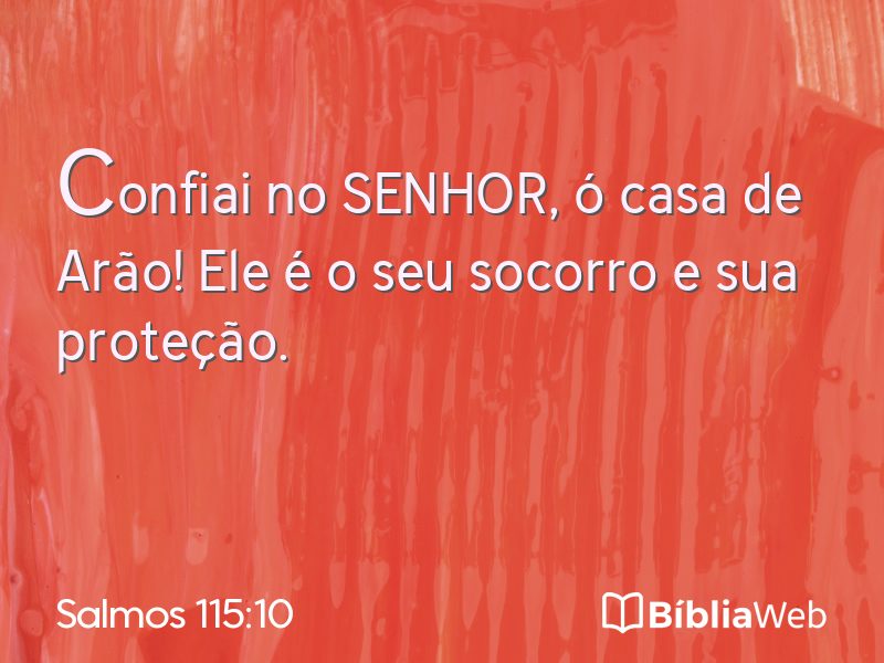 Salmos 115:10 em imagem para compartilhar