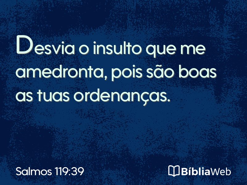 Salmos 119:39 em imagem para compartilhar
