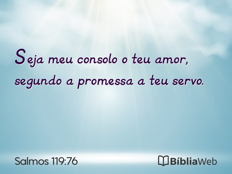Salmos 119:76 em imagem para compartilhar