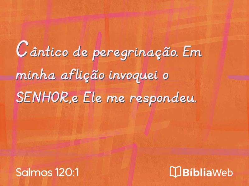 Salmos 120:1 em imagem para compartilhar