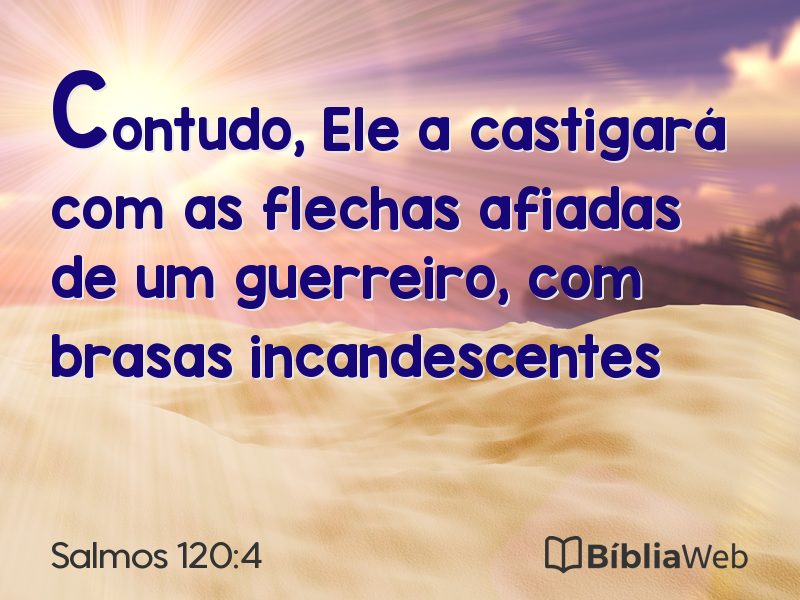 Salmos 120:4 em imagem para compartilhar