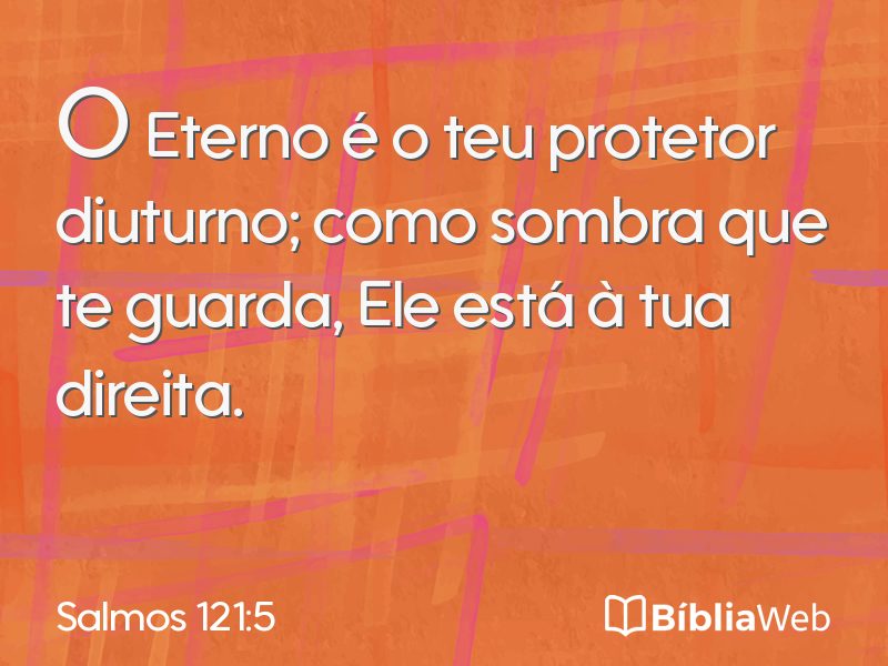 Salmos 121:5 em imagem para compartilhar